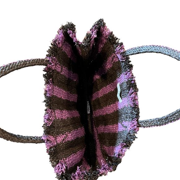 San Arcidet Paris Raffia Tote Bag - Picture 5 of 10